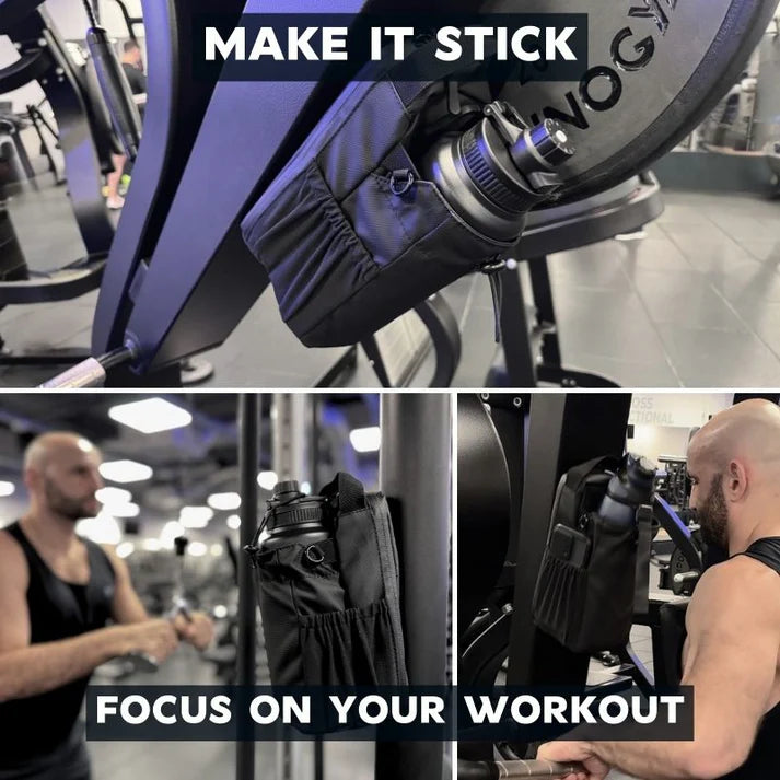 Magnetic Gym Bag with Water Bottle Holder™
