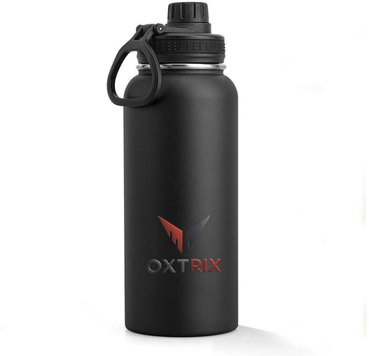 Oxtrix Magnetic Gym Bag – Black | With Bottle Holder | Gym Fitness Gear